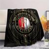 Feyenoord Rotterdam Flannel Blanket, High quality Comfortable for All Seasons, Home Decor, Warmth and Comfort