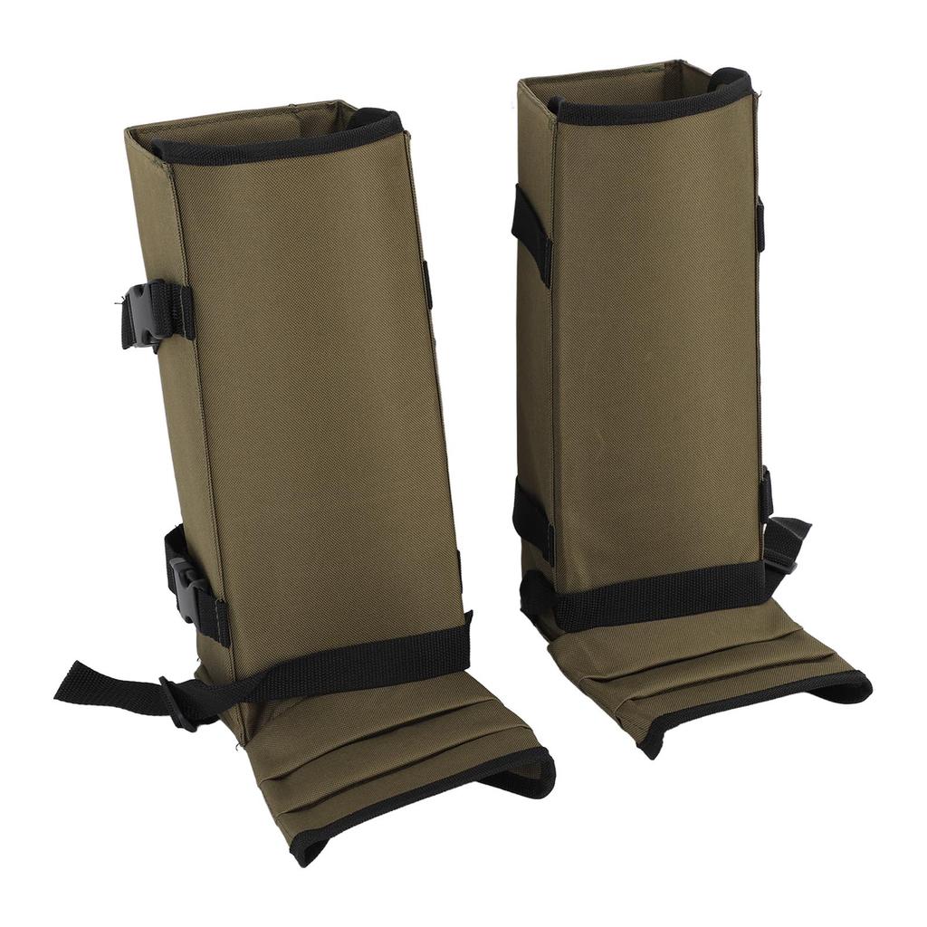 1 Pair Snake Gaiters Polyester Breathable Lightweight Snake Proof Leg Cover for Hiking Camping Mountaineering