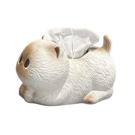 Tissue Dispenser Cute Cat Shape Tissue Holder 1pc
