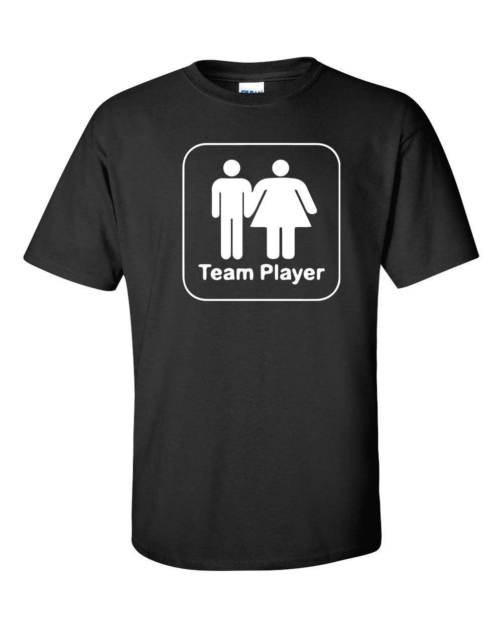 Team Player Fat Take One for the Team Chick Rude Offensive Funny Mens TShirt 459 3XL