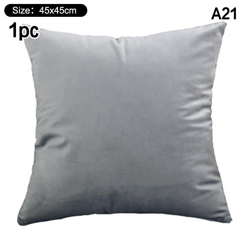 High-Quality 45*45CM Plush Pillow Case with Padded Layer for Cozy Home Decor