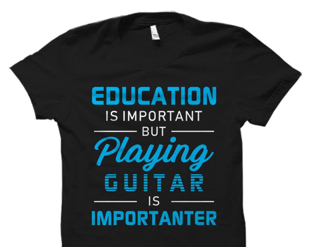 Funny Guitarist Shirt Funny Guitar Shirt Guitarist Gift Guitar Player Shirt Band Member Shirt Band Playing Guitar Is Importanter #OS2158