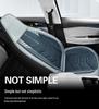 Universal All-Season Linen Car Seat Cushion - Breathable, Full Surround for Five-Seaters