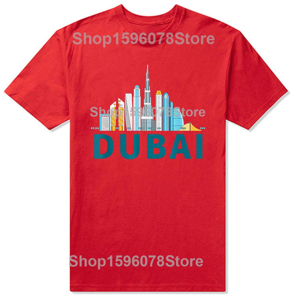 Funny Dubai Classic T-Shirt Summer Men Women Clothing Fashion T Shirts Cotton Short Sleeve Oversized Loose T-shirt Tops