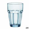 Verre - Bormioli Rocco - Rock Bar - 370 Ml - Bleu - 24 Unités