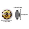 1Pc Bee Honeycomb Pattern Fridge Magnet, Time Gem Glass Soft Magnetic 12pcs Set