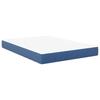 Blue Bed Mattress with Mattress 140 X 190 Cm Fabric