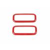 Car Inner Rear Reading Light Frame Cover Decor Trim For Ford F150 2016-2018 Red