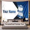 Custom Name Text Tapestry BIRMINGHAM CITY Personalized Polyester Wall Tapestry For Bedroom And Room
