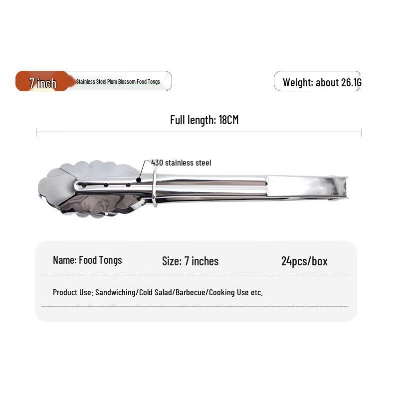 Stainless Steel Food Tongs