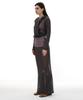 Partimento Woman Lace Flare Maxi Skirt_Charcoal