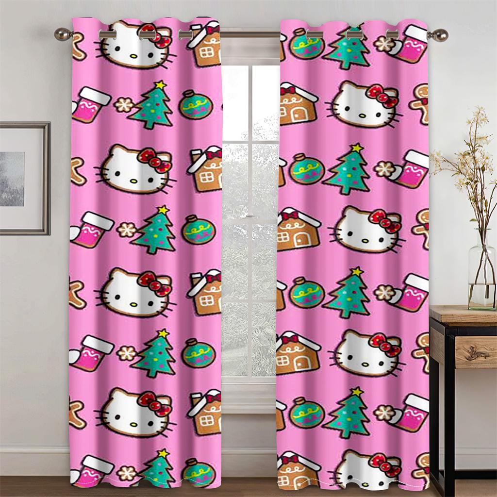 Świąteczne Kreskówkowe Anime Zasłony Przeciwsłoneczne Świąteczny Dziadek do Orzechów Zasłony Okienne do Sypialni Salonu Kuchni Na Kotary Okienne