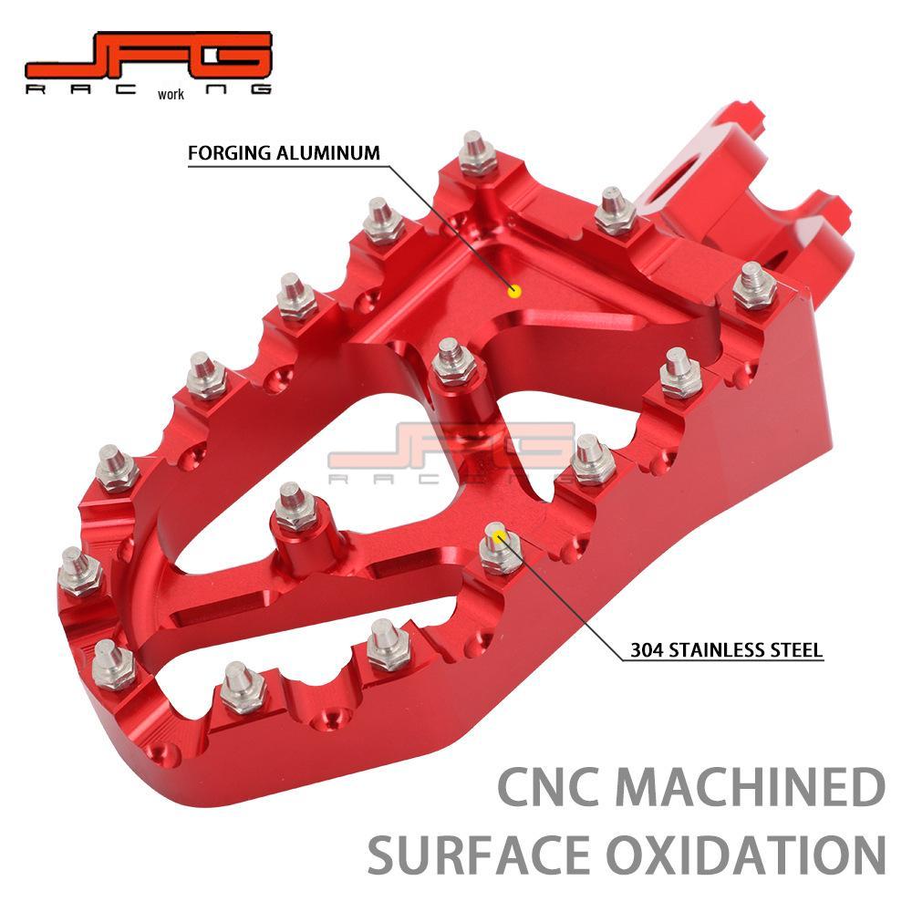 CNC Aluminiumlegierung Verlängerte Fußraste für CR/CRF/125/250/500/230/450R Offroad-Motorräder