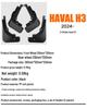 2024 Great Wall Haval H3 Soft Rubber Mud Flaps for Foreign Trade
