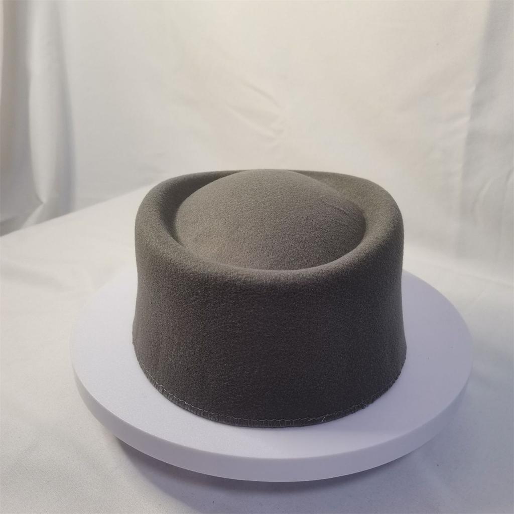 Classic Fedora Hat Fascinator Base Pillbox Hat Top Hat Millinery Hat for Dinner Outdoor Casual Wear