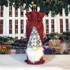 2Pcs Santa Christmas Faceless Doll Wine Cap Mini Cartoon Christmas Wine Bottle Bag Kawaii Reusable Christmas Wine Bottle Cover