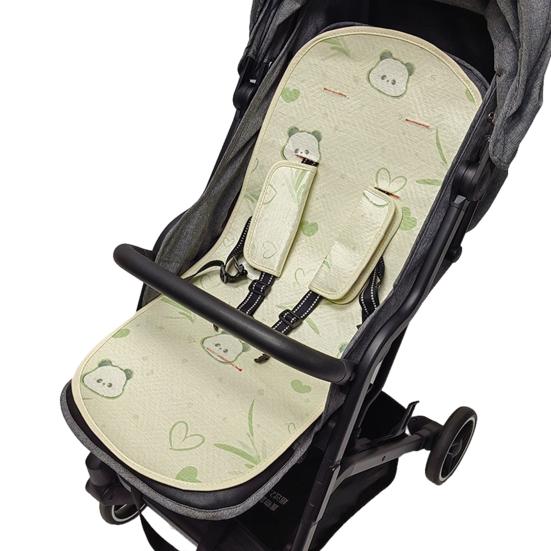 

Универсальный коврик для детской коляски, дышащий чехол для детской коляски, защитные ремни безопасности, охлаждающий коврик с рисунком из мультфильма для летних колясок B Panda