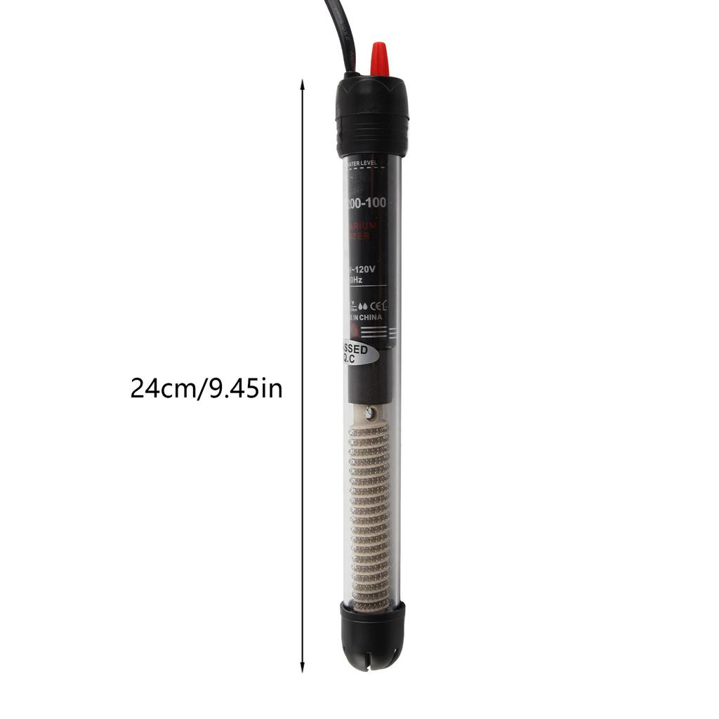 100W Glass Fish   Submersible Automatic Constant Temperature Water Heater Heating Rod Aquarium Accessory
