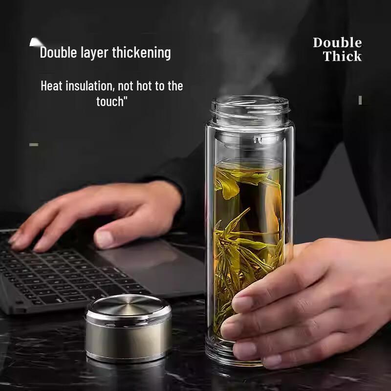 RELEA Borosilicate Glass Tea & Water Bottles
