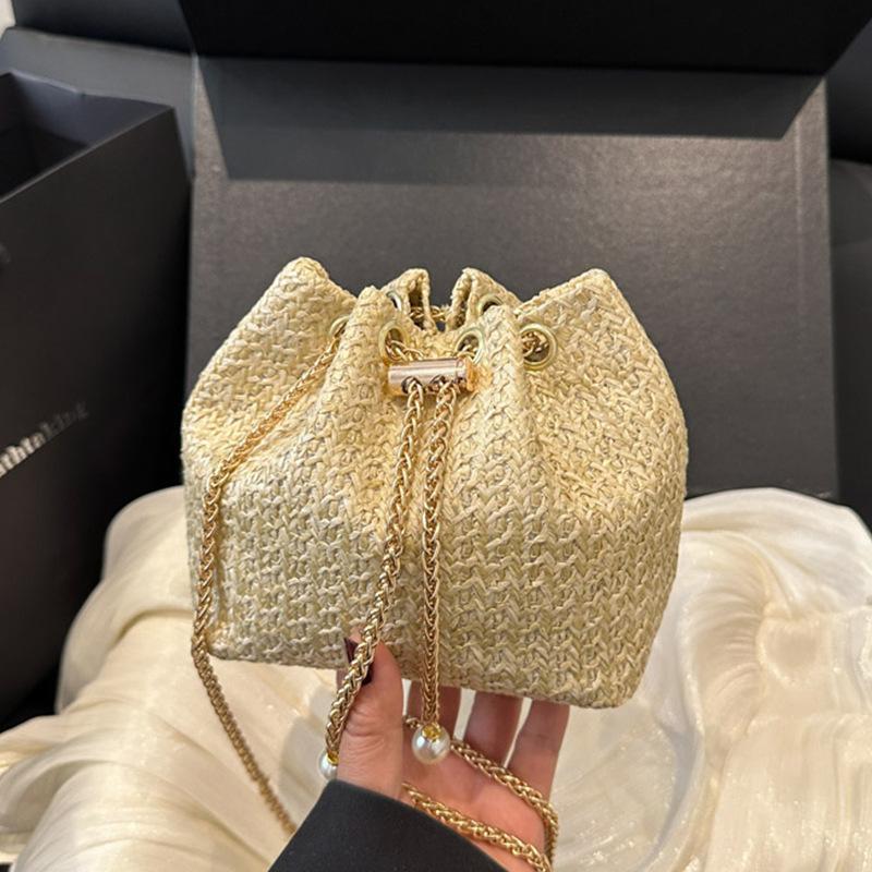 

Простая сумка-ведро повседневная сумка-мессенджер 2025 новая летняя модная повседневная сумка женская модная трендовая сумка на плечо хаки