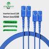 AIENKIS 100m Armored SC-SC Single Mode Duplex Fiber Optic Patch Cord