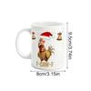 Christmas Mugs Chick Pattern Cartoon Cup Ceramic Christmas Coffee Cup For Men Youth Child Friend Mom Lady Kitchen Holiday