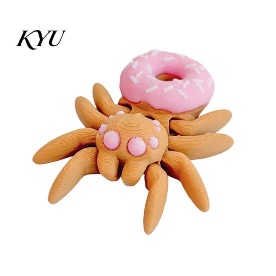 Mysterious Nighttime Play Toys Halloween Spider Figurine, 3D Printed Articulated Joint with Glow Trick or Treat Goody Bag Stuffers in Dark Eggs,