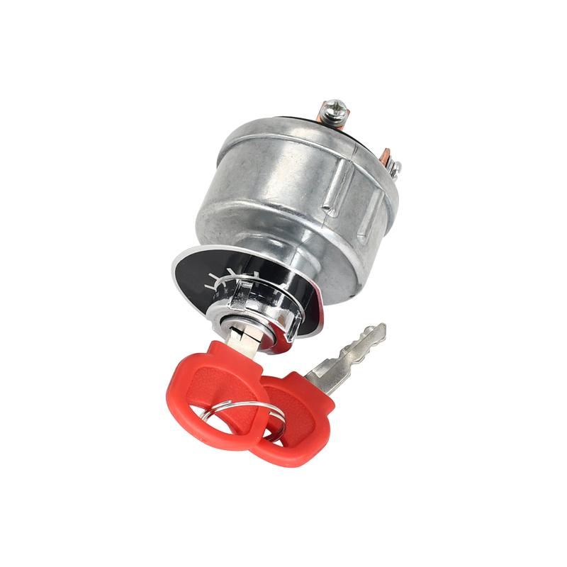 

JK290A Car Parts Preheat Start Switch Ignition Lock With 4 Wiring Points & 2 Key Compatible with Jinma 184 200 204 250 254 284