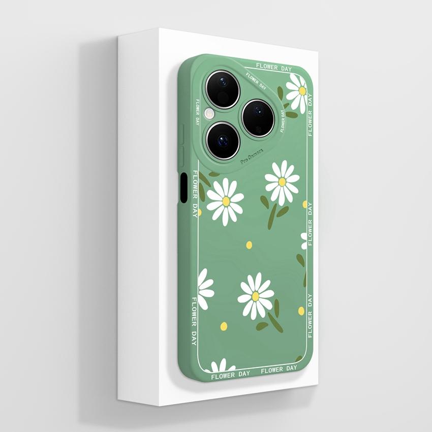 For Huawei Pura 80 Pro Honor X7d X9d X20 V40 Phone Cases Beautiful Village Patterns Lens Protection Liquid Silicone Shockproof Shell For Huawei Casing