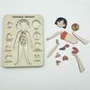 Cognition Easy To Assemble Fun Smooth Surface Boys Girls Anatomy Play Set Wooden Jigsaw Board Puzzle
