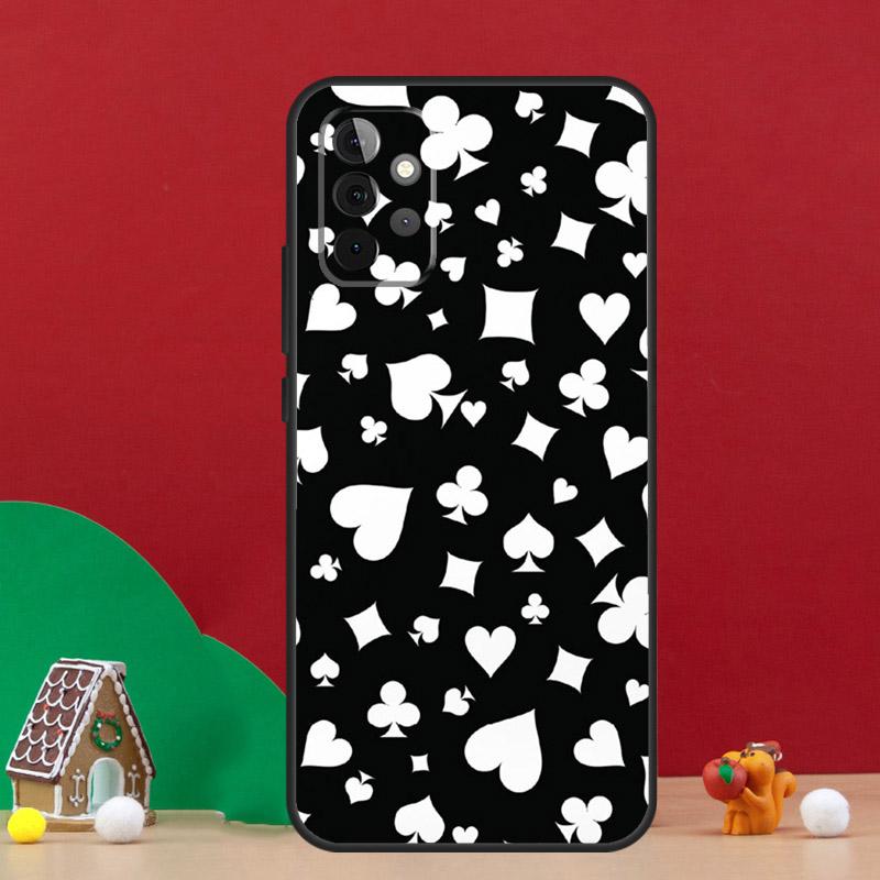 CASINO PLAYING CARDS Case For Samsung Galaxy A56 A33 A13 A36 A23 A52 A32 A12 A54 A34 A14 A16 A53 A15 A35 A55 A17