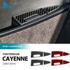 Real Soft Carbon Fiber Sticker For Porsche Cayenne 2003 2004 2005 2006 2007 2008 2009 2010 Rear Door Ashtray Interior Accessies