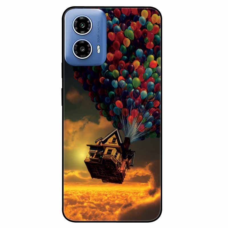 For Moto G34 5G Case G 24 Soft Silicone Fashion Animals TPU Bumper for Motorola Moto G24 G04 Painted Phone Covers Luxury Capa