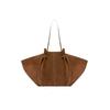 Womens Suede Leather Crossbody Handbag: Autumn/Winter Large Capacity Shoulder Bag with Wings