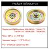 Lawn Mower Pulley PolarLander  Color Zinc Pulley Single Slot LPDL-MCTX1R18 Accessories Tools MTD Cub Cadet Troy-Bilt