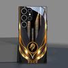 Black Gold Technology Longzi Tu Glass Phone Case is suitable for Samsung Galaxy S26 S25 S24 S22 S21 S20 FE/Ultra/Plus anti drop