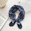 58 Cotton Linen Silk Scarf - Versatile Korean Fashion Neck and Head Bandana for Women