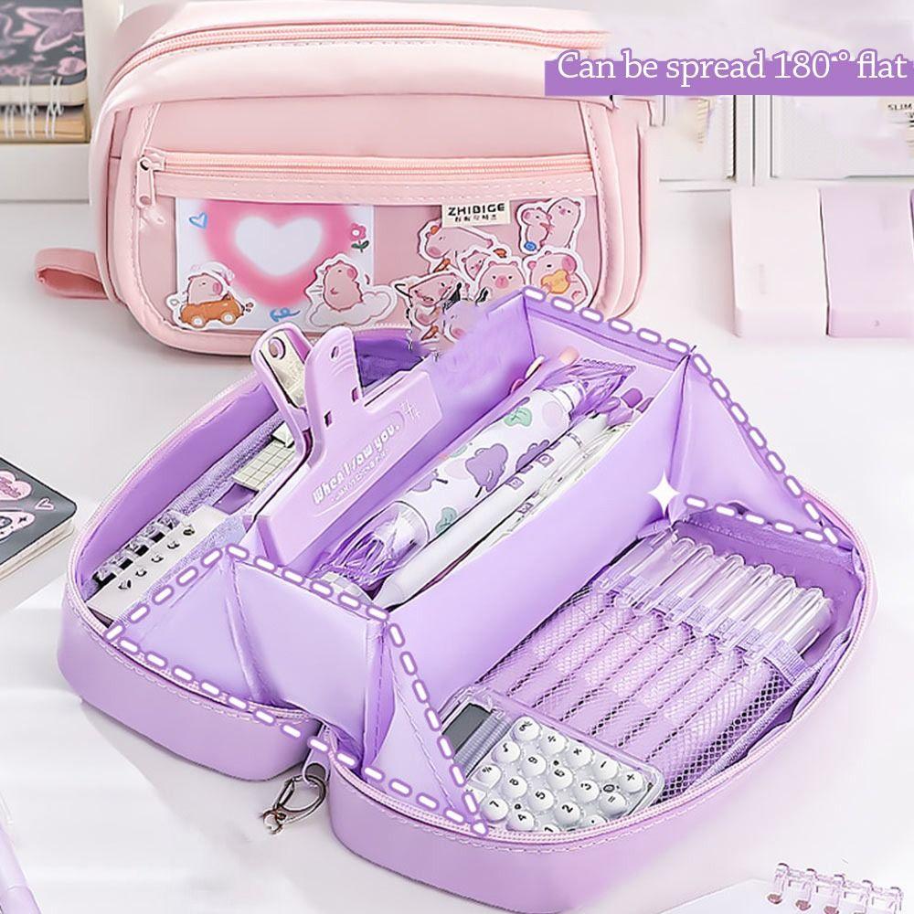 Fabric Pen Bag Large Capacity Pencil Case NEW Pen Box