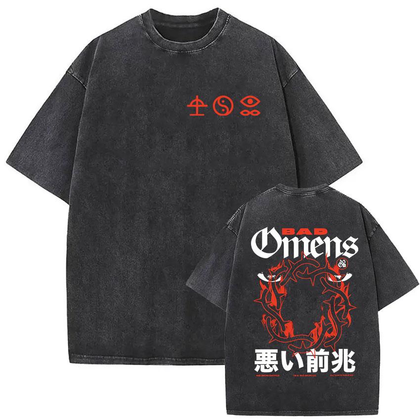 

Vintage Bad Omens Do You Feel Love Tour Graphic T Shirt Men Women Clothing Retro Rock Gothic Metal Street Tshirts Ins 2XL