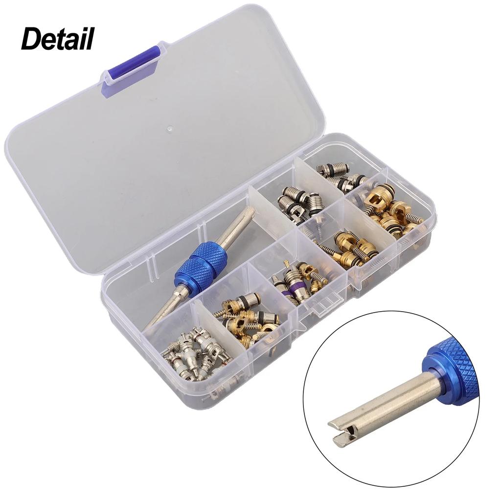 Car Air Conditioning Kit Remover Tool R A Remover Tool PCS Cores Stem Car Air Conditioning Kit Valve R R A C Remover Box Repair