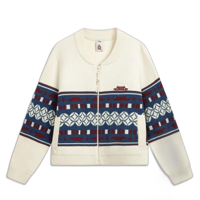 Li-Ning Forbidden City New Year Edition Women s Knit Cardigan Jacket XL