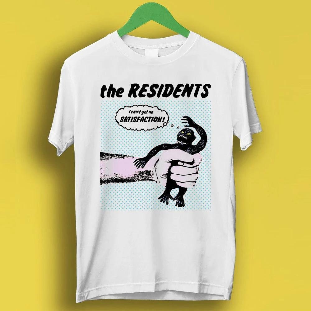 

The Residents Satisfaction Punk Rock Meme Gift Funny Tee Summer Unisexs and Womens Loose and Breathable Tshirt Top S