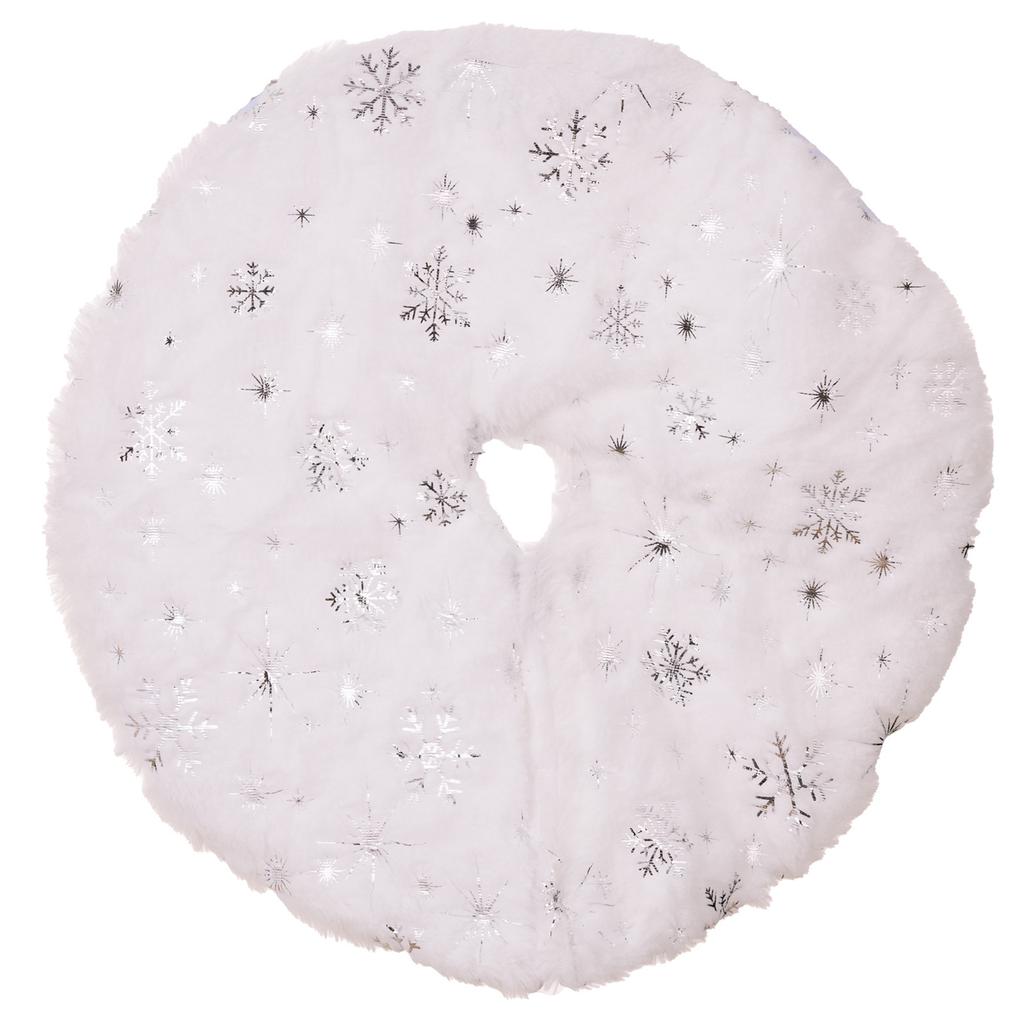 New Style Christmas Tree Skirt Double-layer Plush Tree Skirt Mini Tree Skirt Decoration