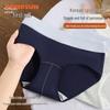 Yiershuang Women's 7A Antibacterial Cotton Briefs 4-Pack