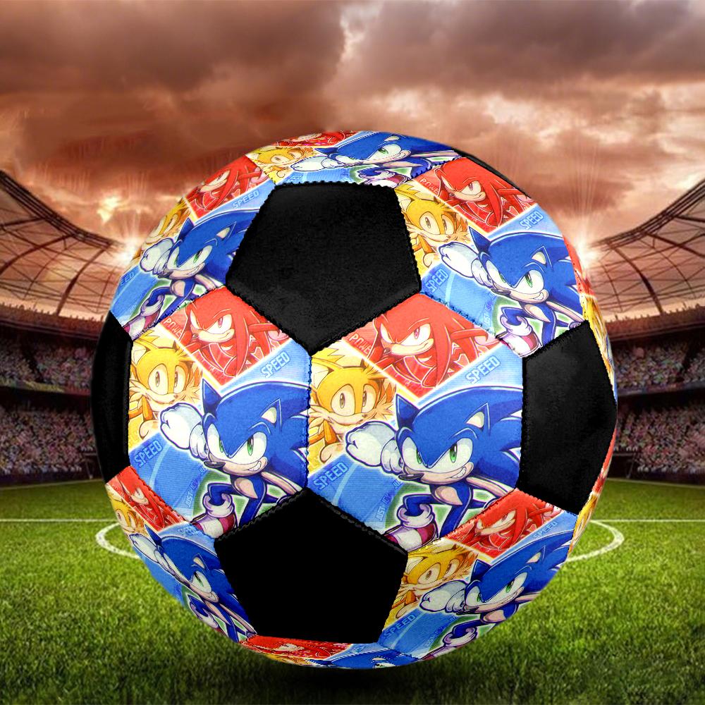 Soccer Ball Colorful Machine Stitched PVC Size 5 Team Training Competition Ready Durable High-Bounce Cool Sports Gift