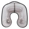 Perm Neck Bowl Professional Hairdressing Tool For Home Hairdressing Black 35x33x8cm Water Collection 1Pack