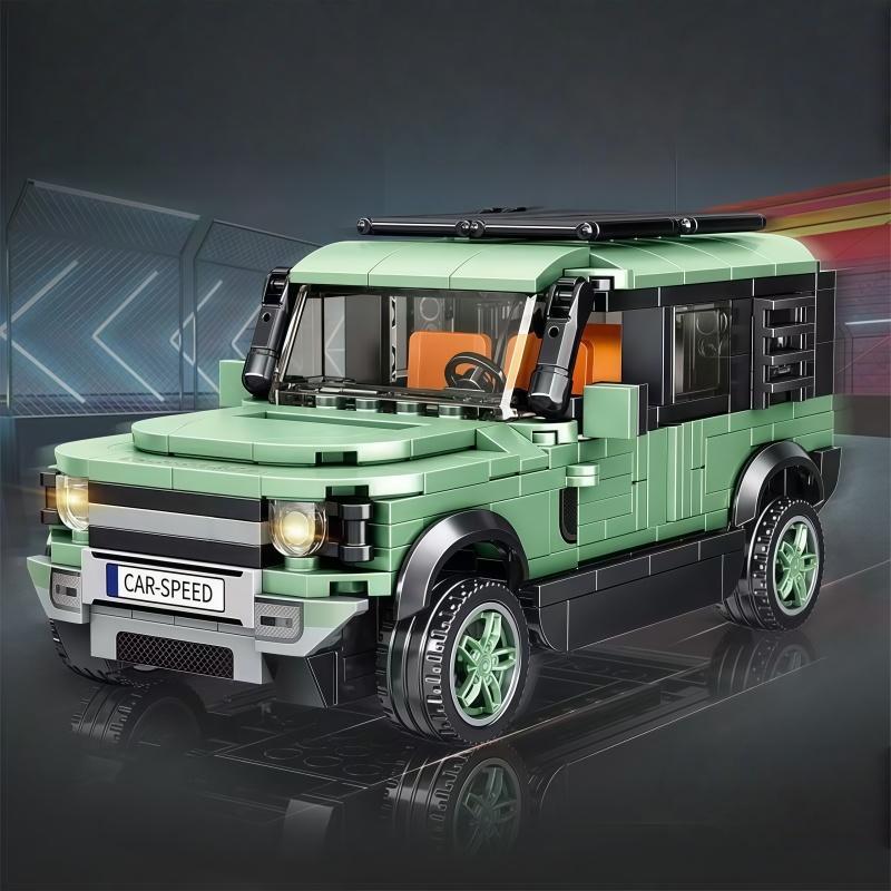 City Adventure Off-Road Vehicle Building Blocks, Collectible Car Model, STEM Assembly Toy for Teens