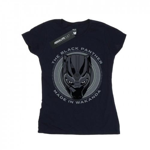 

Marvel Womens/Ladies Black Panther Made in Wakanda Cotton T-Shirt білий