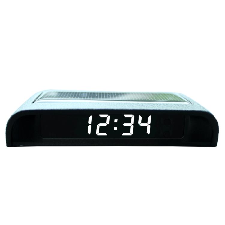 Innovative Solar Rechargeable Car Clock with After Dark Visibility Solar Charged Clock Essential Accessory for Vehicle