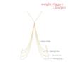 Exaggerated Multi-Layer Tassel Pearl Body Chain Necklace - European & American Style S009